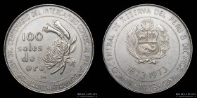 Peru. 100 Soles de Oro 1973. KM261
