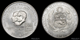 Peru. 200 Soles de Oro 1974. KM262