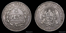 Uruguay. 1 Peso 1895. KM17a