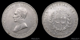Uruguay. 1 Peso 1917. KM23