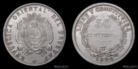 Uruguay. 50 Centesimos 1894. KM16