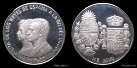 Uruguay. 2000 N$ 1983. Visita de los Reyes de España. KMX1
