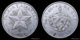 Cuba. 1 Peso 1932. KM15.2