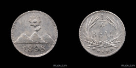 Guatemala. 1/4 Real 1898. KM162