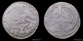 Mexico. 1/4 Real 1836 Mo A. KM358