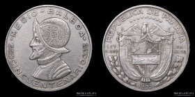 Panama. 1/2 Balboa 1953. KM20