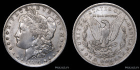 USA. 1 Dollar 1891 O. Morgan. KM 110