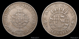 Angola. 10 Escudos 1969. KM79