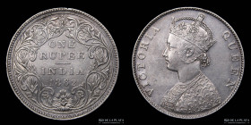India Britanica. 1 Rupee 1862. KM473.1