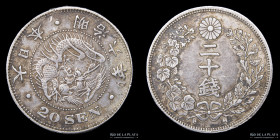Japon. 20 Sen 1873. KMY24