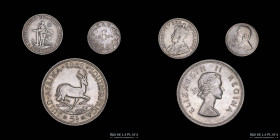 Sudafrica. Lote x3. (1864-1958)