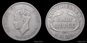Seychelles. 1/2 Rupee 1939. KM3