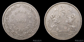 St. Helena. East India Company. 1/2 Penny 1821. KM4A