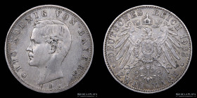 Alemania. Baviera. Otto. 2 Mark 1902. KM913