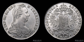 Austria. Maria Theresa. 1 Thaler 1780 SF. Restrike. KMT1