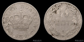 Creta. Georgios. 10 Lepta 1900 KM4.1