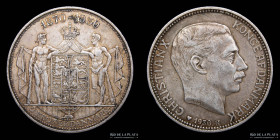 Dinamarca. Cristian X. 2 Kroner 1930. KM829