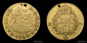 España. Carlos III. 1/2 Escudo 1788 M. Madrid. KM425