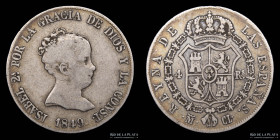 España. Isabel II. 4 Reales 1849 M CL. KM519
