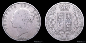 Gran Bretaña. Victoria. Half Crown 1874. KM756