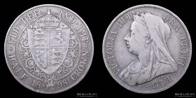 Gran Bretaña. Victoria. Half Crown 1898. KM782