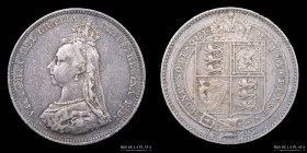 Gran Bretaña. Victoria. 1 Shilling 1887. KM761