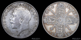 Gran Bretaña. George V. 1 Florin 1922. KM817a
