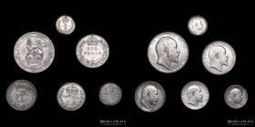 Gran Bretaña. Lote x6. 1902. Serie muy completa