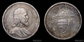 Hungria. 5 Pengo 1938. San Esteban KM516
