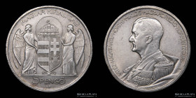 Hungria. 5 Pengo 1939. Nicolas Horthy KM517