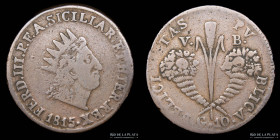Reino de las 2 Sicilias. Ferdinando III. 10 grani 1815. KM251