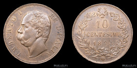 Italia. Umberto I. 10 Centesimi 1893 BI. KM27.1