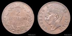 Italia. Umberto I. 2 Centesimi 1898 R. KM30