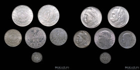 Polonia. Lote x6. Distintas denominaciones (1923-1936). Plata