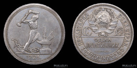 Rusia. 1 Poltinnik 1926. KM Y89.2