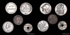 Grecia. Lote x5. Varias denominaciones (1910-1960)