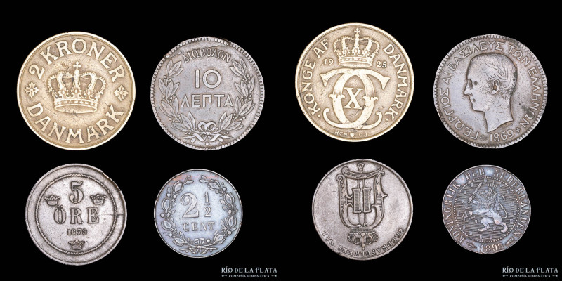 Europa. Lote x4. Incluye Dinamarca, Holanda, Suecia y Grecia. Interesantes bronc...