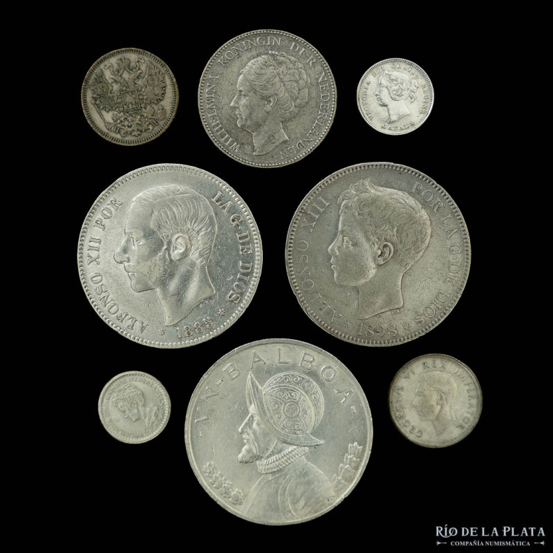Mundiales. Lote x8. Incluye España, Canada, Paises Bajos, Sudáfrica, Rusia y Pan...