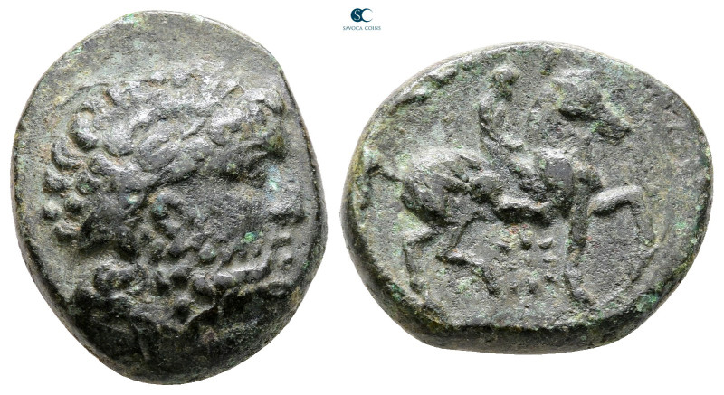 Kings of Thrace. Seuthes III 323-316 BC. 
Bronze Æ

20 mm, 6,13 g



Very...