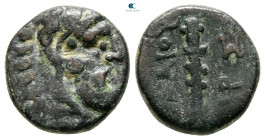Kings of Thrace. Uncertain mint. Seleukid. Adaios 253-243 BC. Bronze Æ