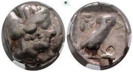 Attica. Athens circa 454-404 BC. NGC graded. Tetradrachm AR