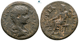 Phrygia. Amorion. Geta, as Caesar AD 197-209. Bronze Æ