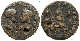 Mesopotamia. Edessa. Severus Alexander, with Julia Mamaea AD 222-235. Bronze Æ