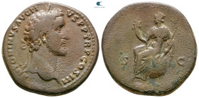 Antoninus Pius AD 138-161. Rome. Sestertius Æ