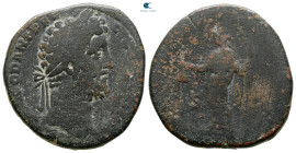 Commodus AD 180-192. Rome. Sestertius Æ