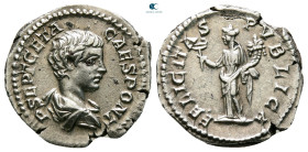 Geta, as Caesar AD 197-209. Rome. Denarius AR