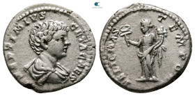 Geta, as Caesar AD 197-209. Rome. Denarius AR
