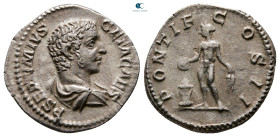 Geta, as Caesar AD 197-209. Rome. Denarius AR
