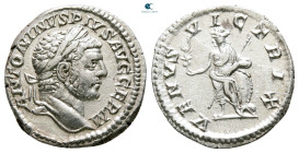 Caracalla AD 198-217. Rome. Denarius AR