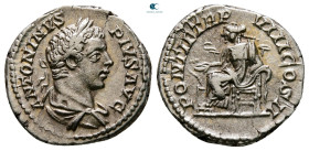 Caracalla AD 198-217. Rome. Denarius AR